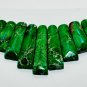 Deep Green Sea Sediment Turquoise CABOCHON 11 PCS Beads Set Imperial Jasper