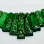 Deep Green Sea Sediment Turquoise CABOCHON 11 PCS Beads Set Imperial Jasper