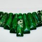 Deep Green Sea Sediment Turquoise CABOCHON 11 PCS Beads Set Imperial Jasper