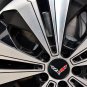 Four New 60MM Corvette WHEEL CAP DECALS EMBLEMS 2.36 INCH