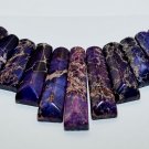 Deep Purple Sediment Turquoise CABOCHON 11PCS Beads Set Imperial Jasper Necklace Deep Purple Sediment Turquoise CABOCHON 11PCS Beads Set Imperial Jasper Necklace