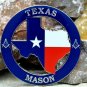Texas Mason Edtion Lone Star Emblem Fender Badge Decal Sticker Chevy Ford Dodge