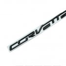 Black Chevrolet Corvette Letters Bumper Body Trunk Emblem Badge Sticker Black Chevrolet Corvette Letters Bumper Body Trunk Emblem Badge Sticker