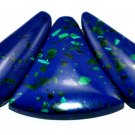 Azurite Malachite Sea Sediment Turquoise CABOCHON 3 PCS Beads Set Imperial Cabs