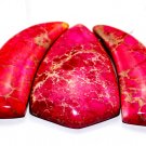 Purple Red Jasper Sea Sediment Turquoise CABOCHON 3 PCS Beads Set Imperial Cabs Purple Red Jasper Sea Sediment Turquoise CABOCHON 3 PCS Beads Set Imperial Cabs