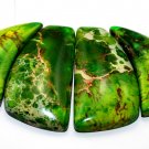 Green Sea Sediment Turquoise CABOCHON 4 PCS Beads Set Imperial Jasper Cabs Green Sea Sediment Turquoise CABOCHON 4 PCS Beads Set Imperial Jasper Cabs