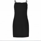Black Bow A-line Camisole Jumper Skirt Boho Maxi Dress Evening Beach Sundress