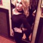 Navy Blue OFF-THE-SHOULDER HIGH SLIT SLINKY Maxi DRESS Sexy Skirt Bodycon
