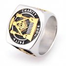 Master Masonic Ring Silver Freemason Compass Square Jewelry Size 7-13