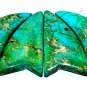 New Deep Green Sea Sediment Turquoise CABOCHON 4 PCS Beads Set Imperial Jasper