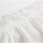 Chiffon White Wavy Edge Tank Top Semi Sheer Loose Flowy Flopper Shirt