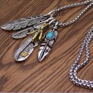 Punk Hip Hop Takahashi Goro Feather Bird Feather Eagle Claw Pendant Necklace Punk Hip Hop Takahashi Goro Feather Bird Feather Eagle Claw Pendant Necklace