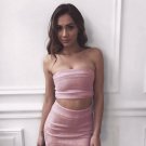 Pink HALTER PU Leather Pencilskirt Bodycon Club Evening Mini Skirt Dress Sling Pink HALTER PU Leather Pencilskirt Bodycon Club Evening Mini Skirt Dress Sling