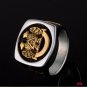 Scottish Rite 32 Degree Master Masonic Ring Golden Freemason Square Size 7-13