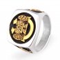 Scottish Rite 32 Degree Master Masonic Ring Golden Freemason Square Size 7-13