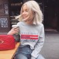 Grey Casual Round Neck Sweater Long Sleeve Jacket Coat Outwear Tops