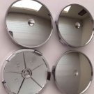 68MM  Chrome Wheel Rims Center Caps Ford Mustang Cobra Running Horse Pony 2.56"