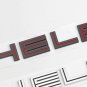 Deep Red Metal Trunk Emblem Badge Sticker Ford Mustang SHELBY Logo Snake COBRA