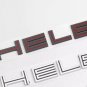 Deep Red Metal Trunk Emblem Badge Sticker Ford Mustang SHELBY Logo Snake COBRA