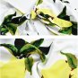 Yellow Divided Skirt Off-shoulder Sleeveless Floral Swing Split Skirt Culottes