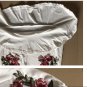 2 Pcs White Ruffle Embroidery Jumper Top Skirt Party Camisole Boob Tube Dress