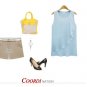 Green Lady's Chaotic Chiffon Top Semi Sheer Wavy Edge Flowy Rippled Edge Shirt