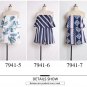 Black White Leaf Print Jumpersuit Skirt Off-the shoulder Sleeveless Floral Dress