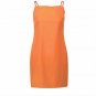 Pink Orange Bow A-line Jumper Skirt Boho Maxi Dress Evening Party Beach Camisole