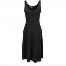 SLEEVELESS Black Skirt Boho Maxi Dress Evening Dresses Cold Shoulder Sundress