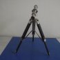 Nickel Finish Brass Table Top Telescope 9" Wood Tripod Table Decor