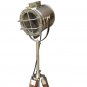 SEARCH LIGHT WITH  NATURAL WOOD TRIPOD STAND