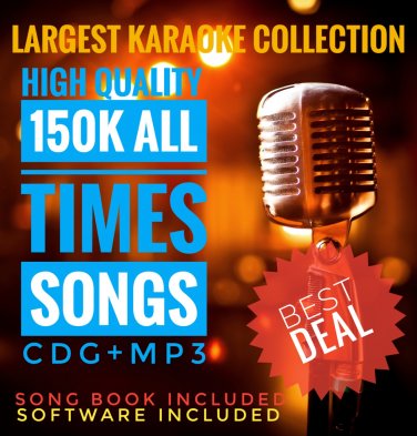 Massive Professional DJ KARAOKE HARD DRIVE COLLECTION for PUB/BAR, over 155 000 all times songs