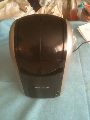 Hamilton Beach Model 42115 One Cup Coffee Tea Or Hot Cereal Machine