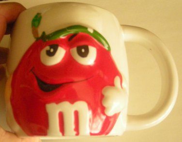Red M&M Ceramic Mug