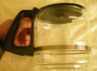 REPLACEMENT 12 CUP BLACK & DECKER GLASS CARAFE