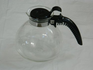 Vintage GEMCO WHISTLER Coffee Tea Pot Maker 8 Cup Glass Carafe