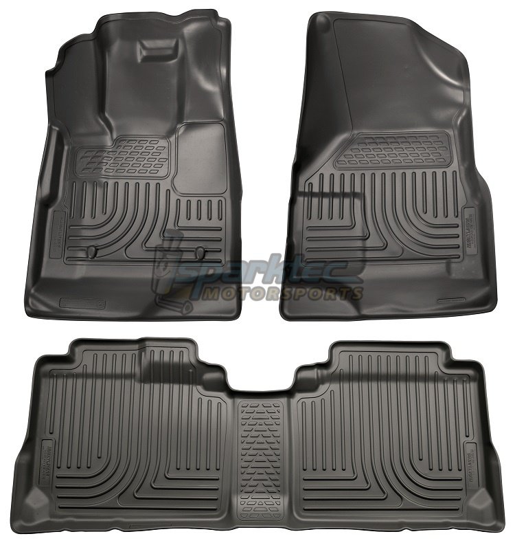 Husky Front & Rear Floor Liners Mats Black 1014 Chevy Equinox / GMC