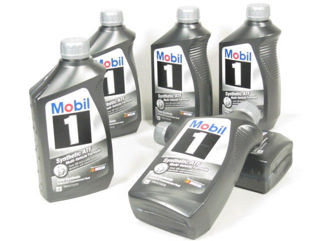 Mobil 1 Synthetic Automatic Transmission Fluid ATF 6 1-Quart Bottles