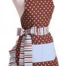 FLIRTY APRONS Women's Apron Blue Chocolate $26.95