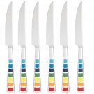 FIESTA Masquerade 6 pc Steak Knife Set $29.95