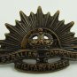 Unusual WW1 Australian AIF Rising Sun Collar Badge Central Plastics LAYBY AVA