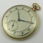 1920s Art Deco Mechanical Lanco 15 Ruby Swiss Movement Rolled Gold Pocket Watch