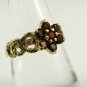 Vintage 1978 Hallmarked Gold 9ct and Garnets Ring Size L/M  LAYBY AVAILABLE