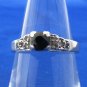 Vintage Sterling Silver Art Deco Sapphire Dress Ring  LAY BY AVAILABLE