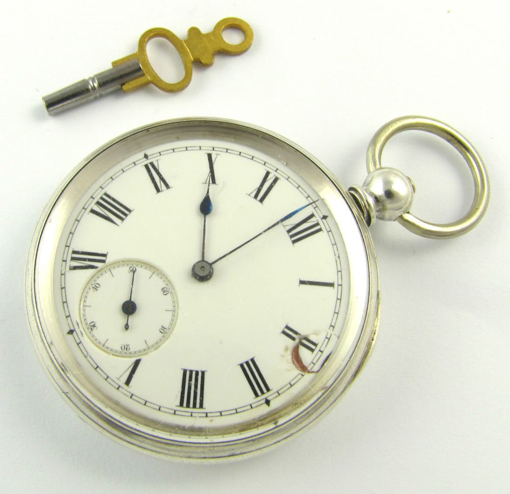 Antique 1900s Key Wind Pocket Fob Watch John Walker 77 Cornhill London ...