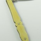 Antique Carved Natural Fine Handled Pocket Pen Knife Sheffield LAYBY AVAILABLE