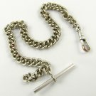 Late 1800s Early 1900s Watch Fob Chain with T Bar LAYBY AVA
