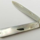 1916 Sterling Silver Pocket Fruit Knife Mother of Pearl Handle Thomas Marples
