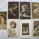 Collection 1900s Art Nouveau used real photo postcards Glamour beauty LAYBY