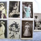 Collection 1900s Art Nouveau girls photo postcards Glamour beauty actors LAYBY